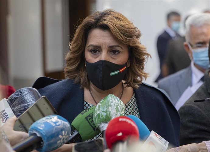 La secretaria general del PSOE-A, Susana Díaz