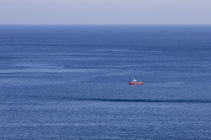 Barco de pesca en Carnota (A Coruña)
