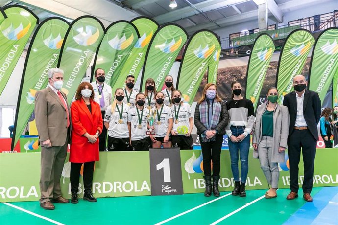 La jugadora de bádminton Carolina Marín en Toledo