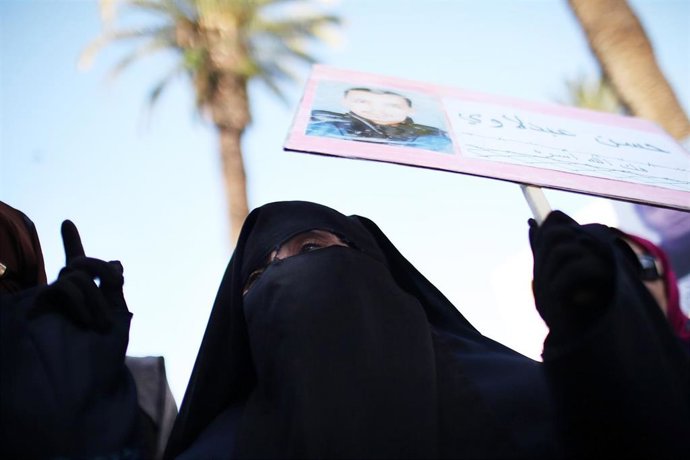 Imagen de archivo de una manifestación islamista en Rabat, Marruecos