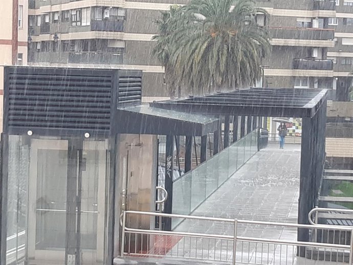 Pluja intensa a Biscaia