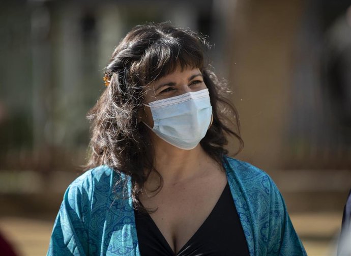La líder de Anticapitalistas y parlamentaria autonómica Teresa Rodríguez