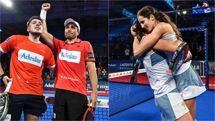 Belasteguín-Tpia i Triay-Sainz es proclamen 'mestres' de l'Estrella Damm Menorca Master Final 2020