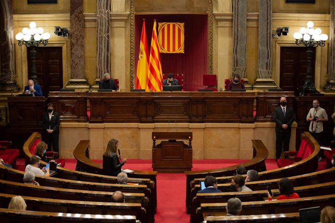 Pleno del Parlament del 4 de noviembre de 2020 (ARCHIVO).