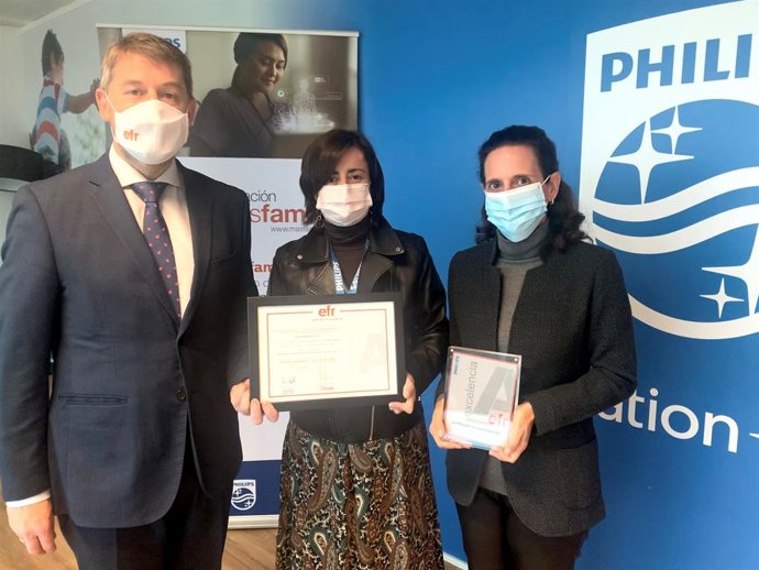 Philips Iberia obtiene el nivel de excelencia como empresa familiarmente responsable