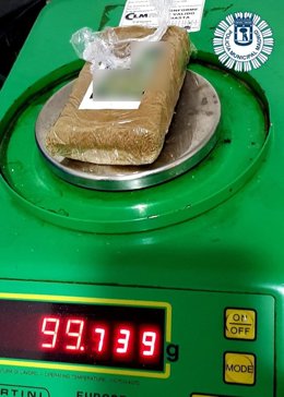 Detenido un hombre con 100 gramos de hachís ocultos en un coche