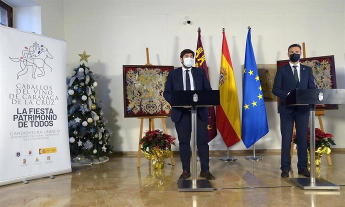 Imagen de la presentación del vídeo de apoyo a la candidatura de los Caballos del Vino a Patrimonio Cultural Inmaterial de la Humanidad por la Unesco