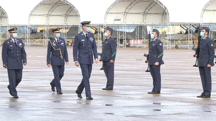 El Rey Felipe VI en la Base Aérea de Talavera la Real
