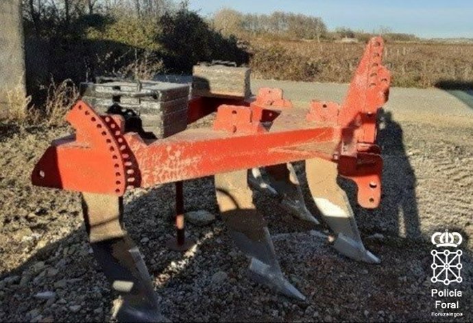 Apero hurtado en Pitillas y localizado porl a Policía Foral.