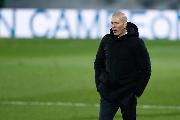 Zinédine Zidane, entrenador del Real Madrid