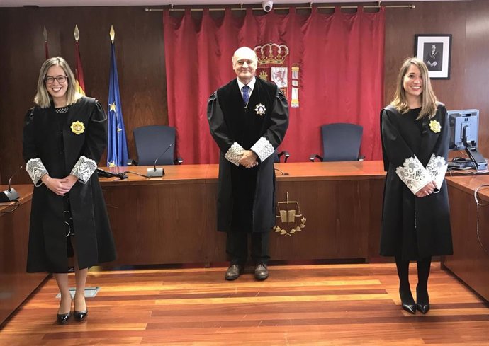 Marta Fernández, Joaquín Galve y María Laguna