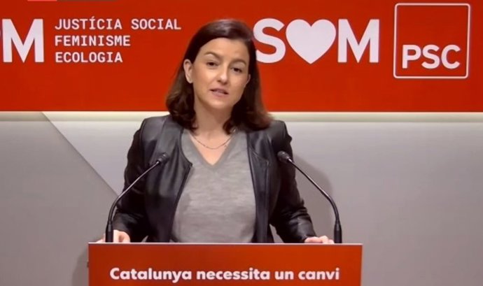 La portavoz del PSC en el Parlament, Eva Granados