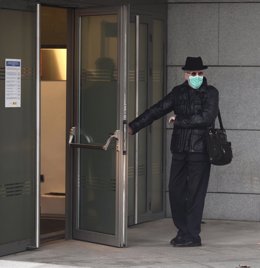 El músico, actor treatral y expresidente del Consejo de Dirección de la Sociedad General de Autores y Editores (SGAE) Teddy Bautista llega a la Audiencia Nacional para el inicio del juicio por desvío de fondos