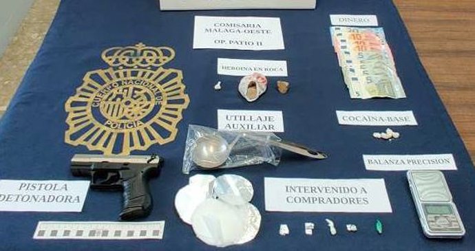Droga intervenida en una operación de la Policía Nacional