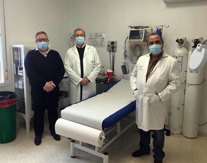 Nueva sala de emergencias del consultorio de Coripe