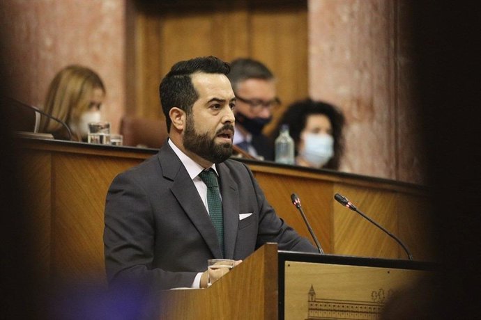 El portavoz adjunto de Ciudadanos (Cs) en el Parlamento andaluz, Fran Carrillo, en una foto de archivo.