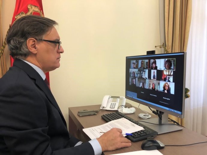 El presidente de la Comisión de Cultura del GCPHE, Carlos García Carbayo.