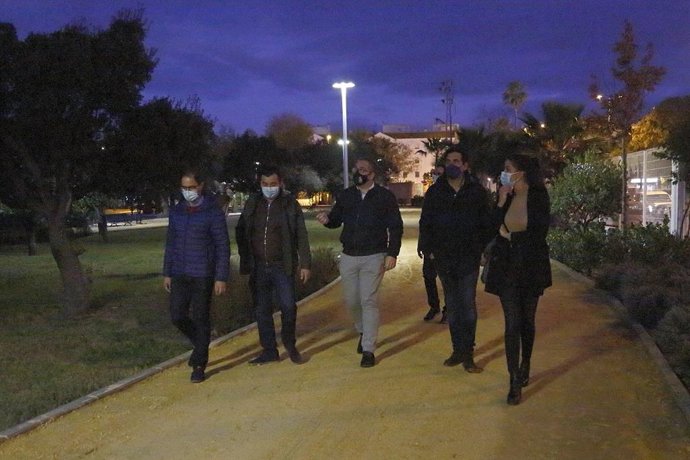 Nueva iluminación con LED en el Parque de los Hermanamientos