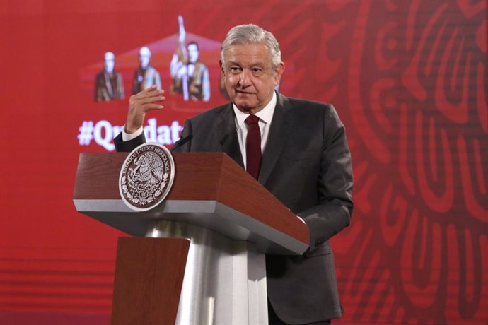 11 December 2020, Mexico, Mexico City: Mexican President Andres Manuel Lopez Obrador speaks during his daily press conference at the National Palace. Photo: -/El Universal via ZUMA Wire/dpa