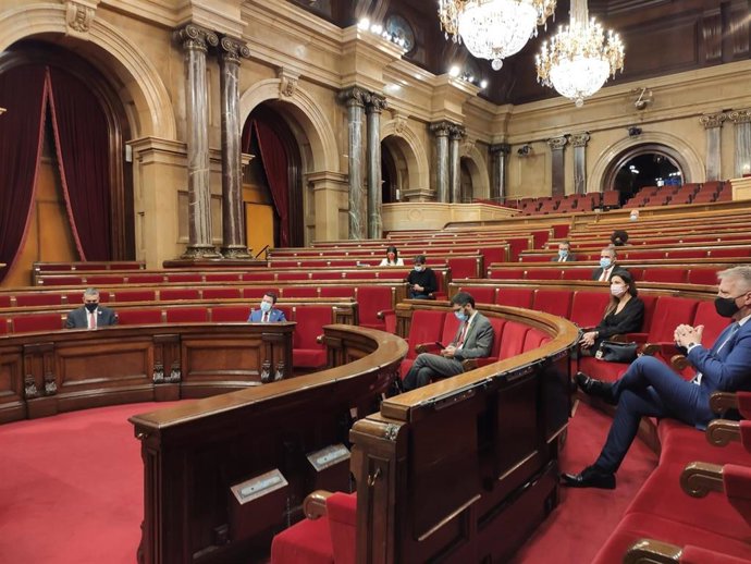 Pleno del Parlament.