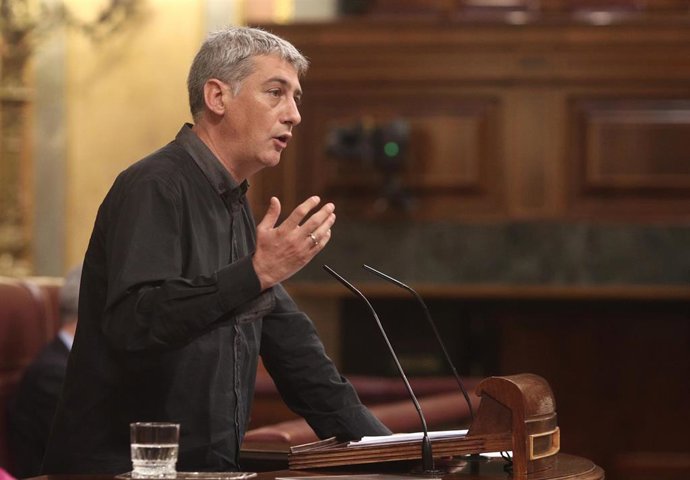El diputado de EH Bildu en el Congreso, Oskar Matute.