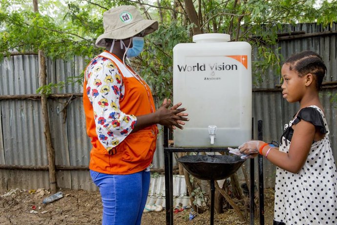 Lavado de manos en Kenia