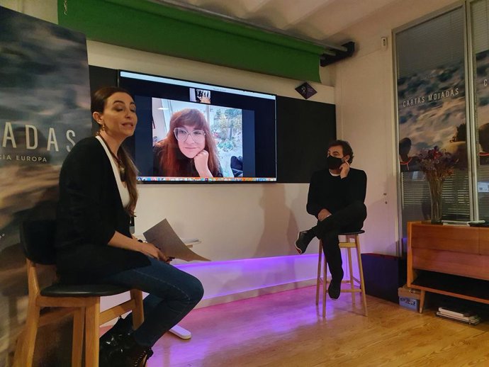 Presentación de la campañana en contra del pacto migratorio de la Comisión Europea, en la que ha participado la directora Isabel Coixet