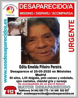 Vecina de Móstoles desaparecida