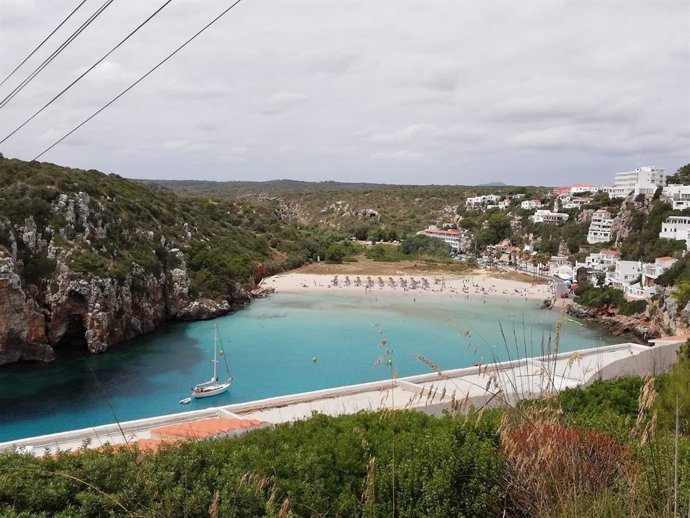 Cala en Porter, en Alaior, Menorca.