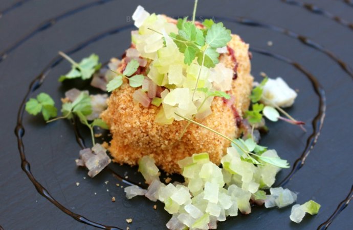 Uno de los platos del restaurante alicantino Baeza & Rufete