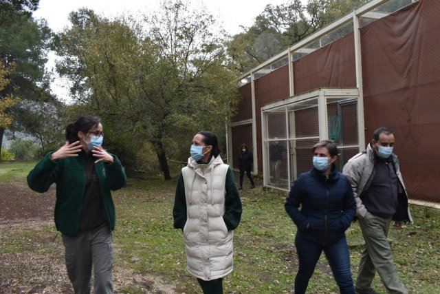 Visita al CREA Quiebrajano, de Jaén.