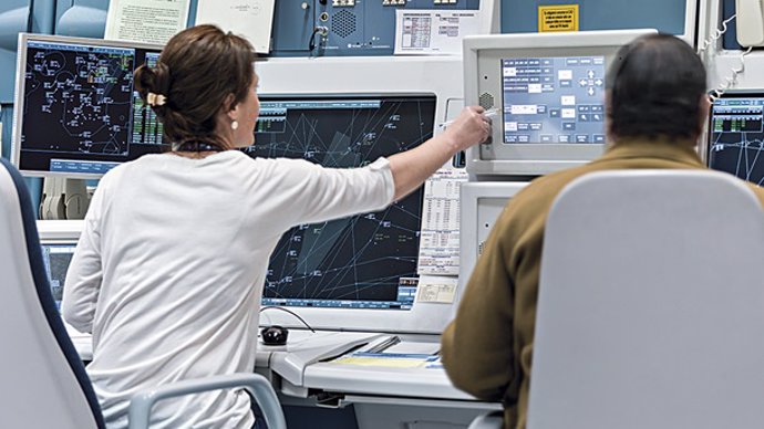 Controladores Aéreos de Enaire.