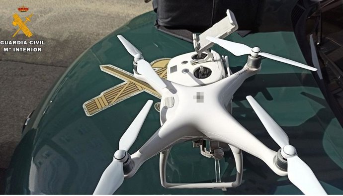 Drone utilizado por las empresas sancionadas.