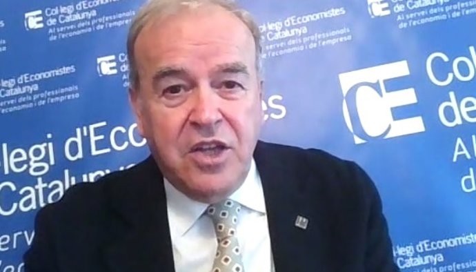 El decano del Collegi d'Economistes de Catalunya, Anton Gasol