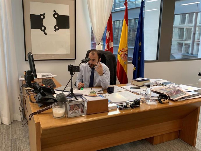 El consejero de Economía, Empleo y Competitividad, Manuel Giménez.