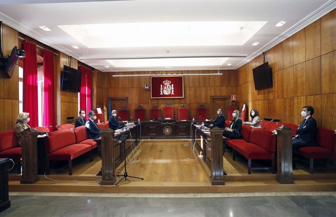 Reunión de la comisión mixta entre el Gobierno del Principado y el Tribunal Superior de Justicia de Asturias (TSJA).