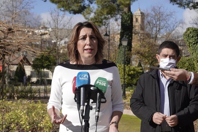 La secretaria general del PSOE-A, Susana Díaz