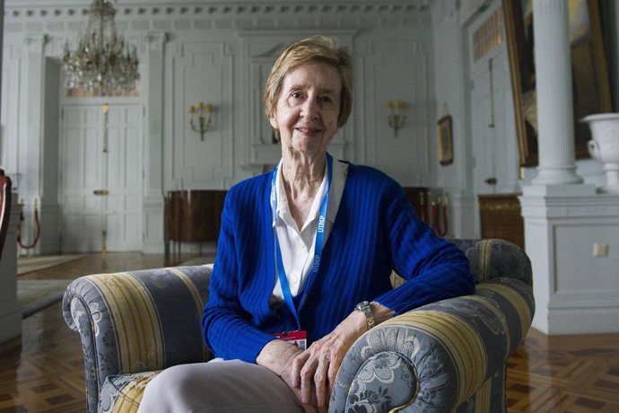 La científica española Margarita Salas, fallecida en 2018, en una imagen en la UIMP