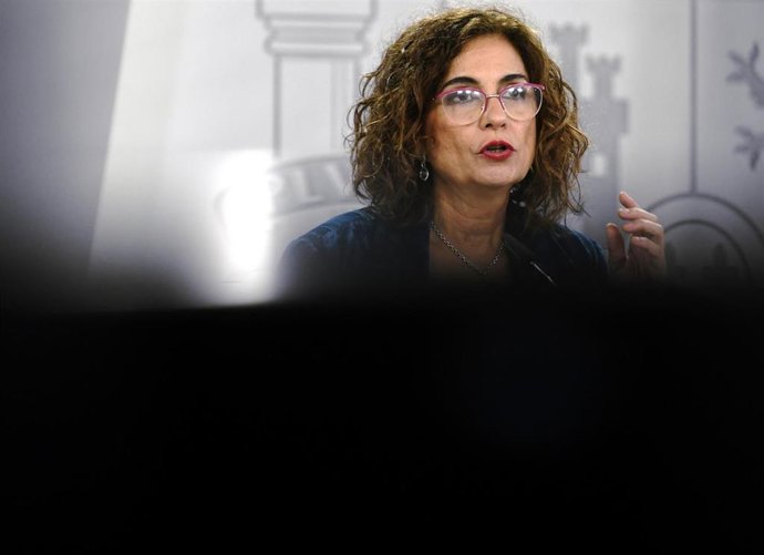 La ministra portavoz y de Hacienda, María Jesús Montero