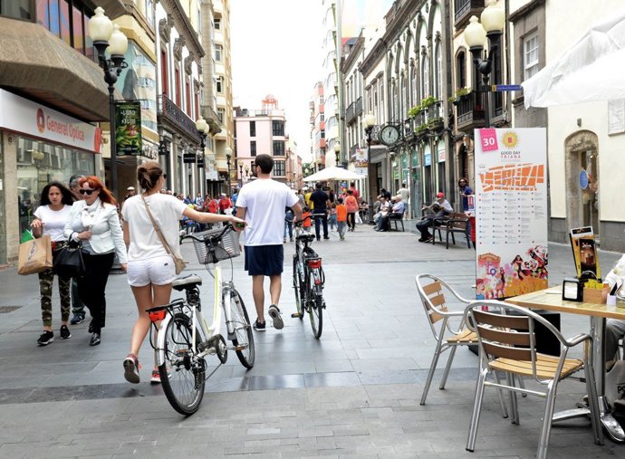 Calle Triana de Las Palmas de Gran Canaria
