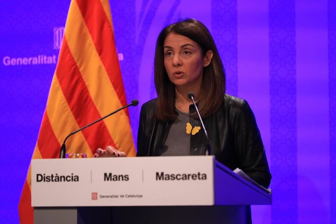 La consellera de Presidncia i portaveu del Govern, Meritxell Budó.
