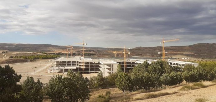 Estado actual de las obras del nuevo Hospital de Teruel