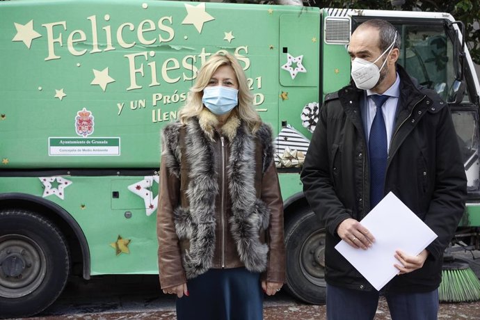 Presentación de una campaña de recogida selectiva en Navidad