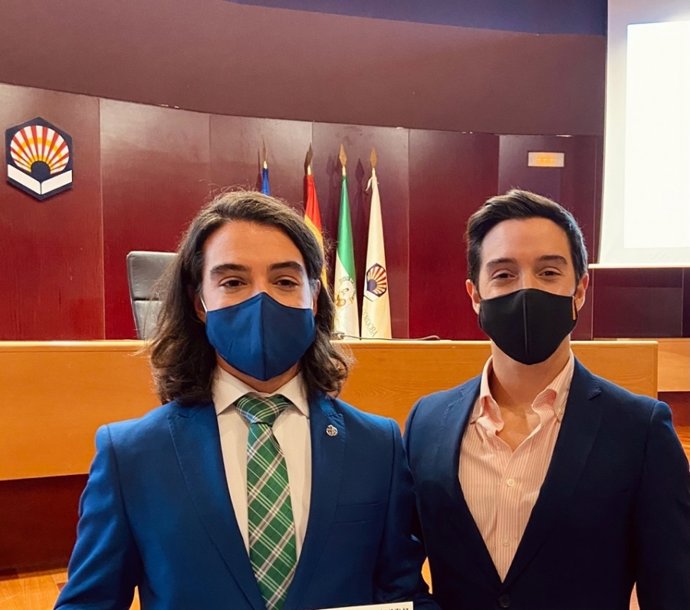 Los estudiantes de la UCO Álvaro y Juan José Prados Carmona.