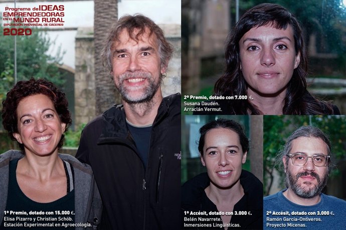 Nota Y Fotos Ganadores Premios Pie, Diputación De Cáceres