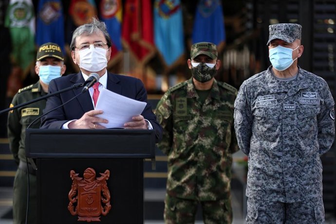 El ministro de Defensa de Colombia, Carlos Holmes Trujillo.