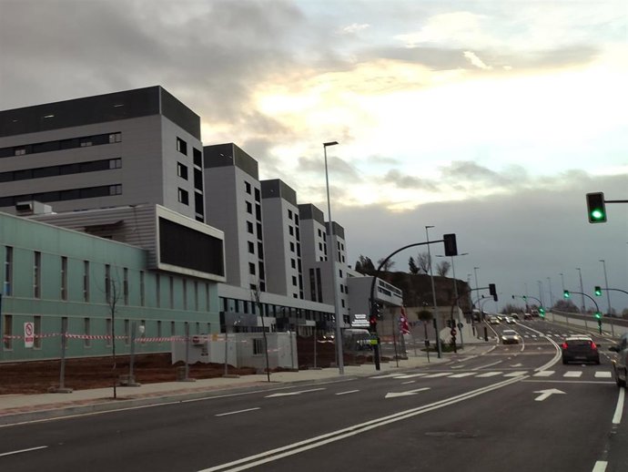 El nuevo Hospital Universitario de Salamanca este miércoles.