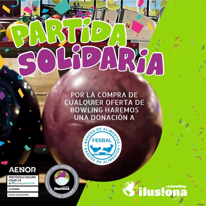Con este acuerdo, Ilusiona se ha comprometido a donar a Fesbal parte del importe de cada oferta de bowling que se adquiera en cualquiera de las 256 pistas que la empresa dispone en sus 17 centros de ocio distribuidos por todo el país.