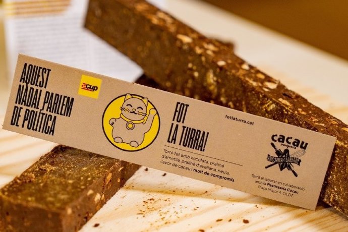 Campaña de la CUP 'Fot la turra!' para la Navidad de 2020