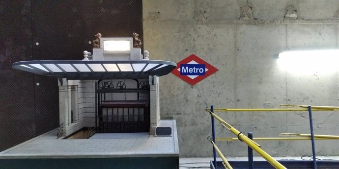 Maqueta del templete de Antonio Palacios para la estación de Red de San Luis